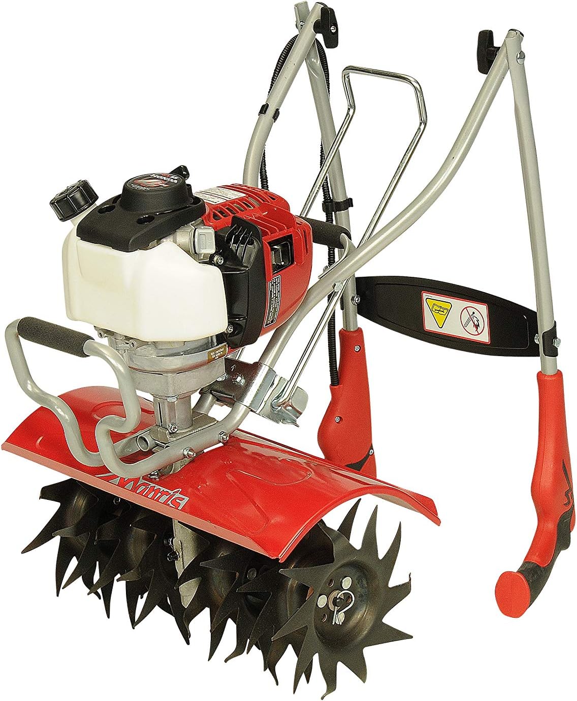 Mantis 7566-12-02 Deluxe XP 4-Cycle Tiller with Kickstand, 16-Inch
