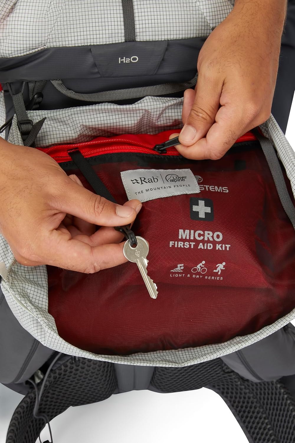 Rab Muon Hiking Pack - Lightweight Durable Backpack for Hiking, Trekking, & Backpacking - Pewter/Graphene - 50-Liter (Back Length - Medium)