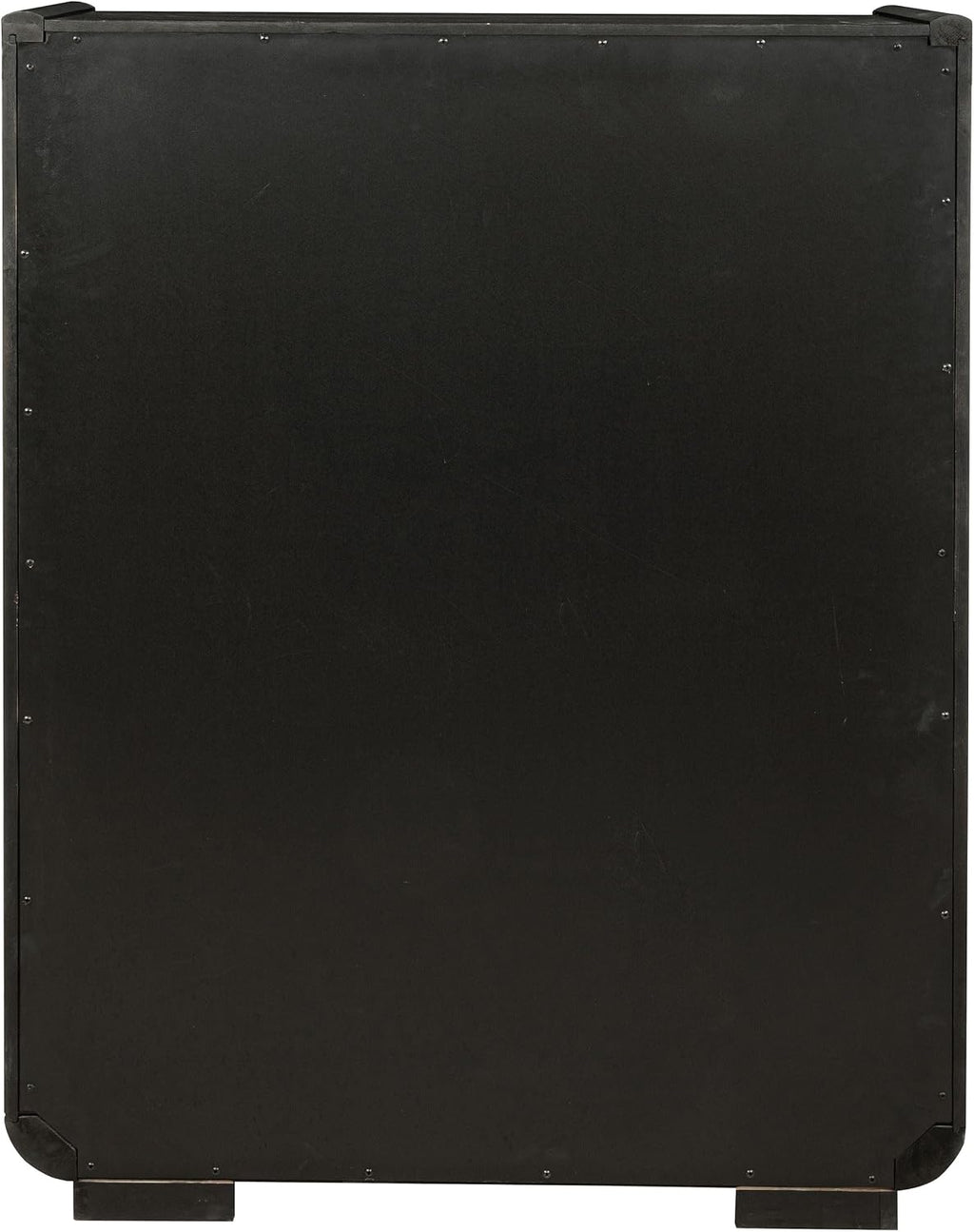 Coaster Home Furnishings - Leandro - Wood - 5-Drawer Chest with Recessed Pulls, Felt-Lined Top and Fully Enclosed Storage - Bedroom - Burnished Black - 222495