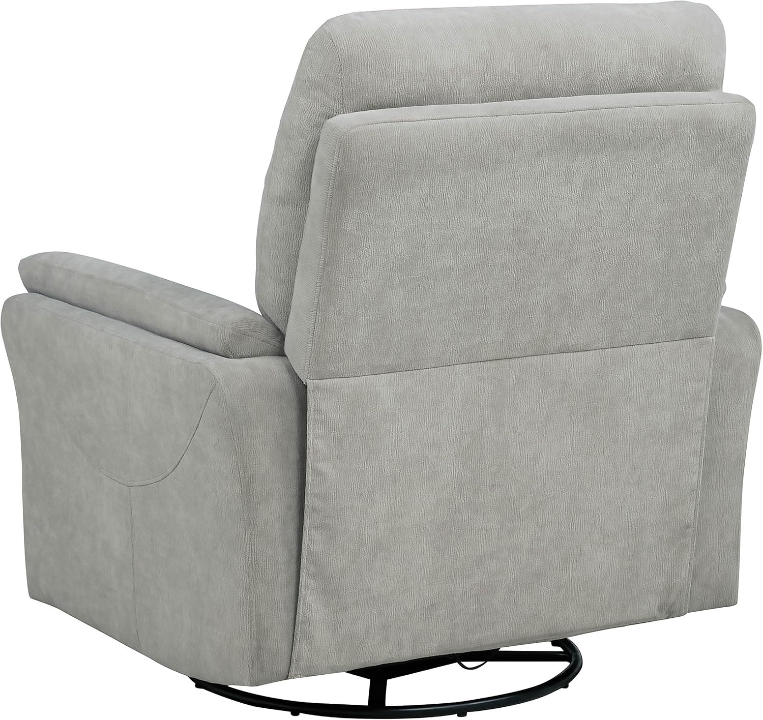 Coaster Home Furnishings - Adler - Upholstered Power Swivel Glider Recliner with Built-in Control Panel, Dual USB Ports, Foam Cushion and Transitional Style - Living Room - Ivory - 610423P