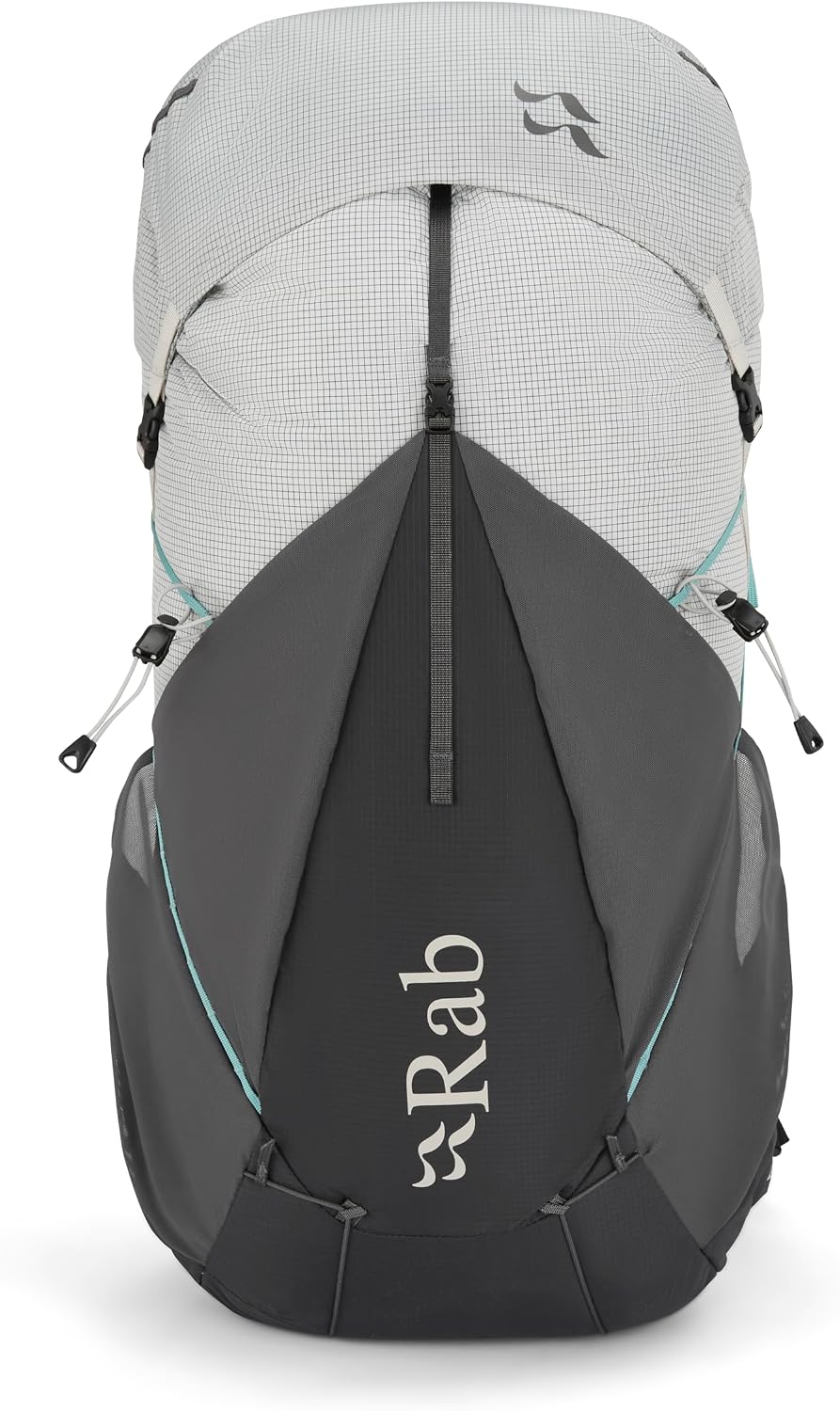 Rab Women's Muon ND Hiking Pack - Lightweight Durable Backpack for Hiking, Trekking, & Backpacking - Pewter/Graphene - 50-Liter (Back Length - Small)