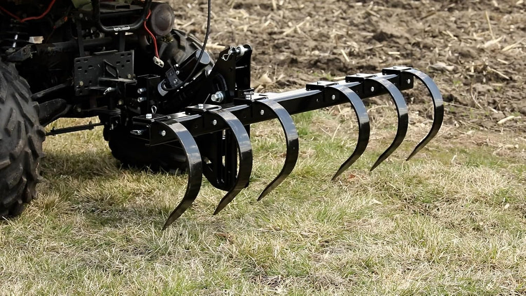 MotoAlliance Impact IMPLEMENTS® Cultivator/Chisel Plow for ATV, UTV, & Lawn/Garden Tractors. Great for Breaking up Soil and Providing a Bed for Plants, Seeds, and More.