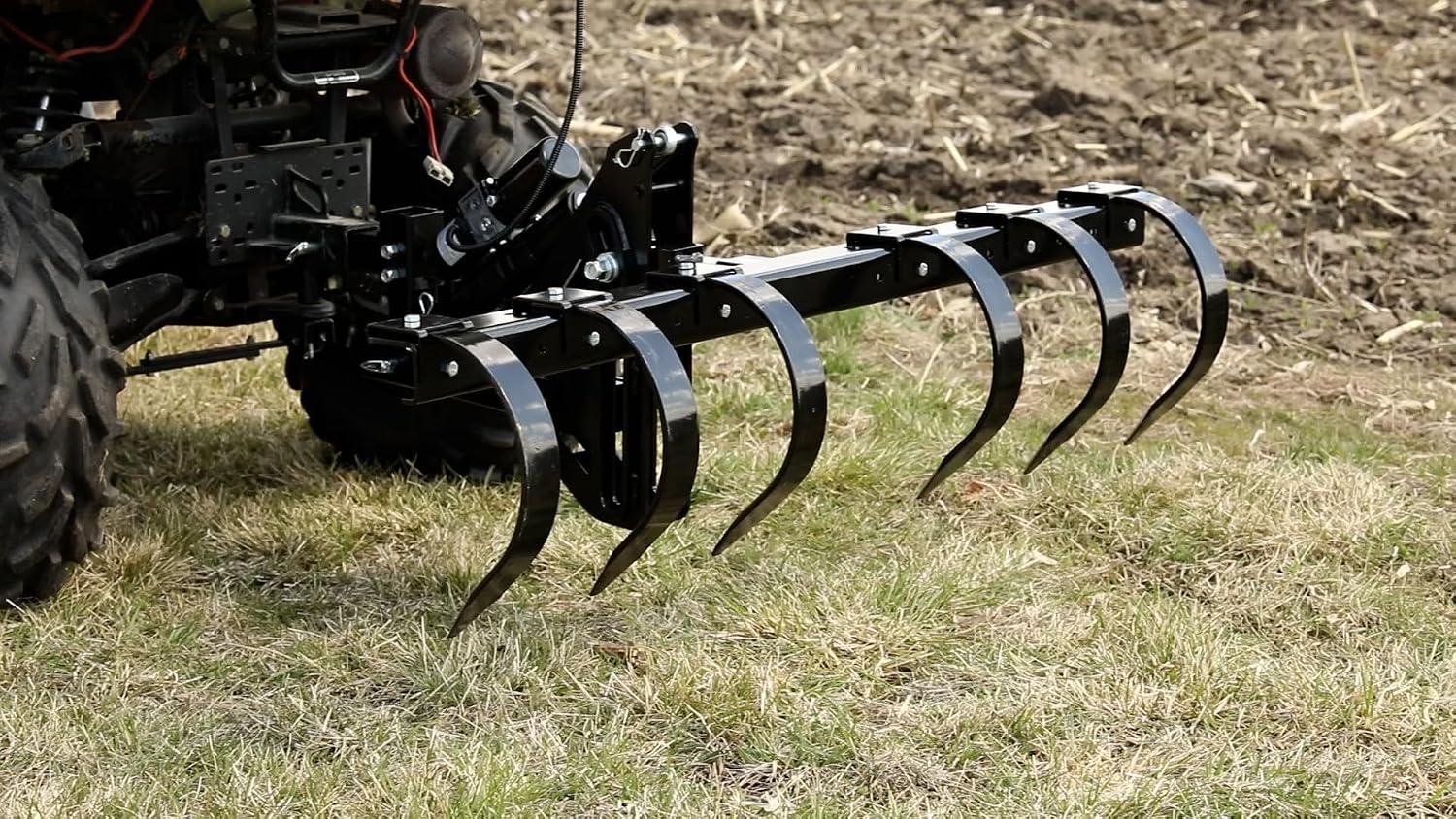 MotoAlliance Impact IMPLEMENTS® Cultivator/Chisel Plow for ATV, UTV, & Lawn/Garden Tractors. Great for Breaking up Soil and Providing a Bed for Plants, Seeds, and More.