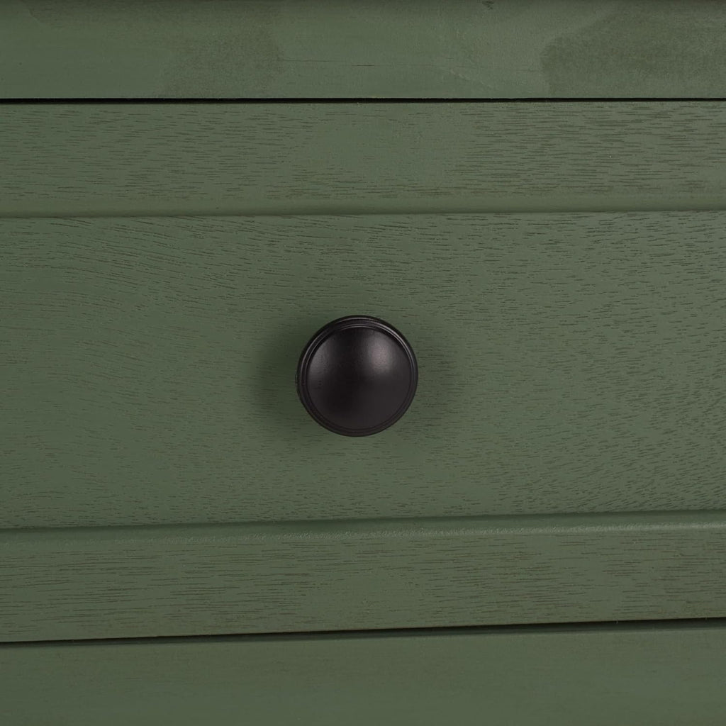 SAFAVIEH Furniture - Herman 2-Drawer Storage Unit - Dusty Green - Solid Wood - Classic Storage Design - Ideal for Living Room, Entryway, Home Office, 29'W x 13'D x 27.5'H - Fully Assembled (AMH5702L)