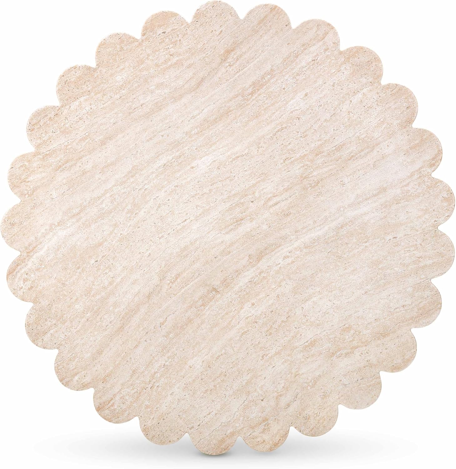 Tov Furniture Blossom Washed Travertine Finish Indoor/Outdoor Coffee Table