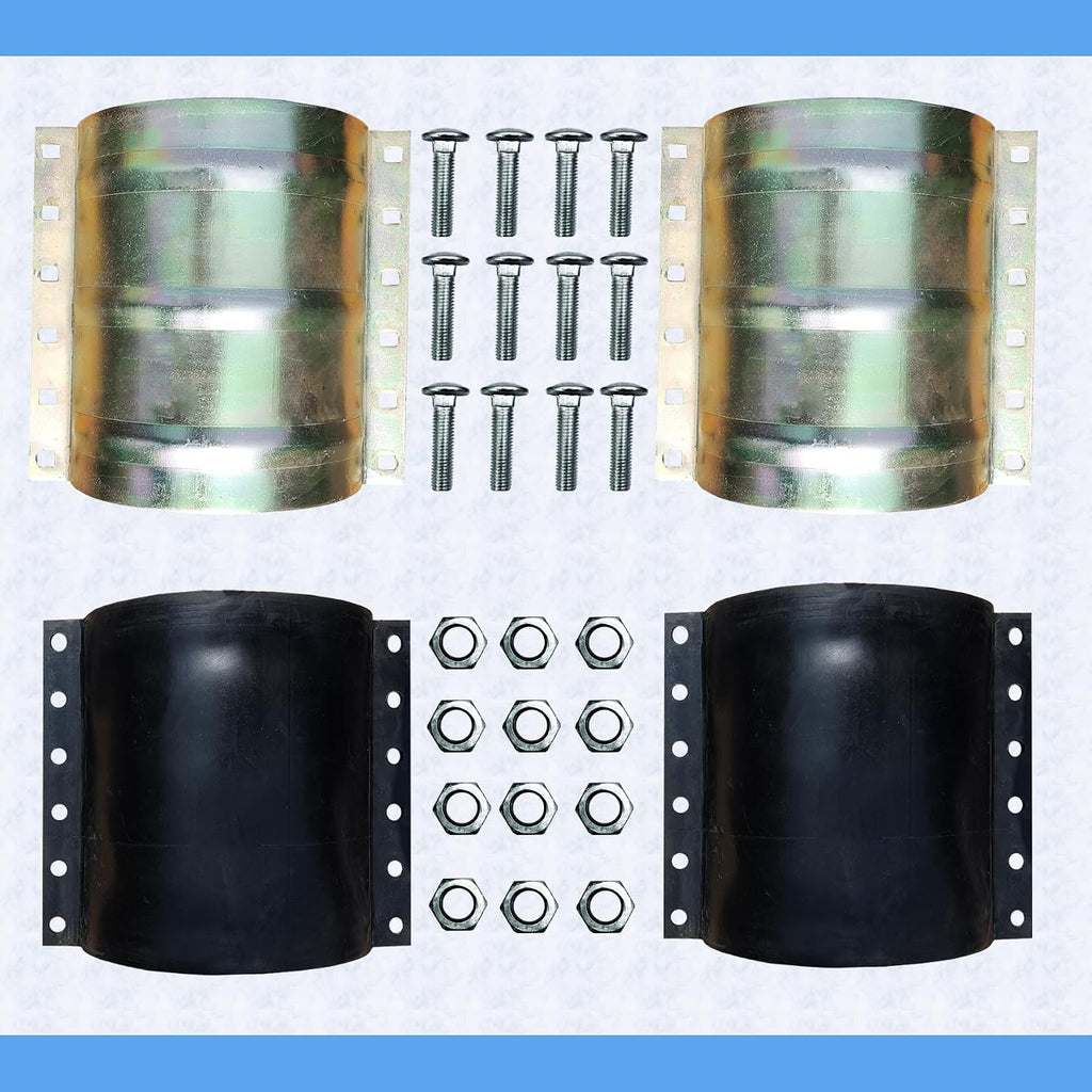 Water Pipe Repair Clamp for 8 inch Pipe(OD of The Applicable Pipe is 8.62 inch),Leak Sealer for Pipes and Plumbing,Length 11.6 inch,Suitable for PE/PPR Pipe,Steel Pipe,Iron Pipe