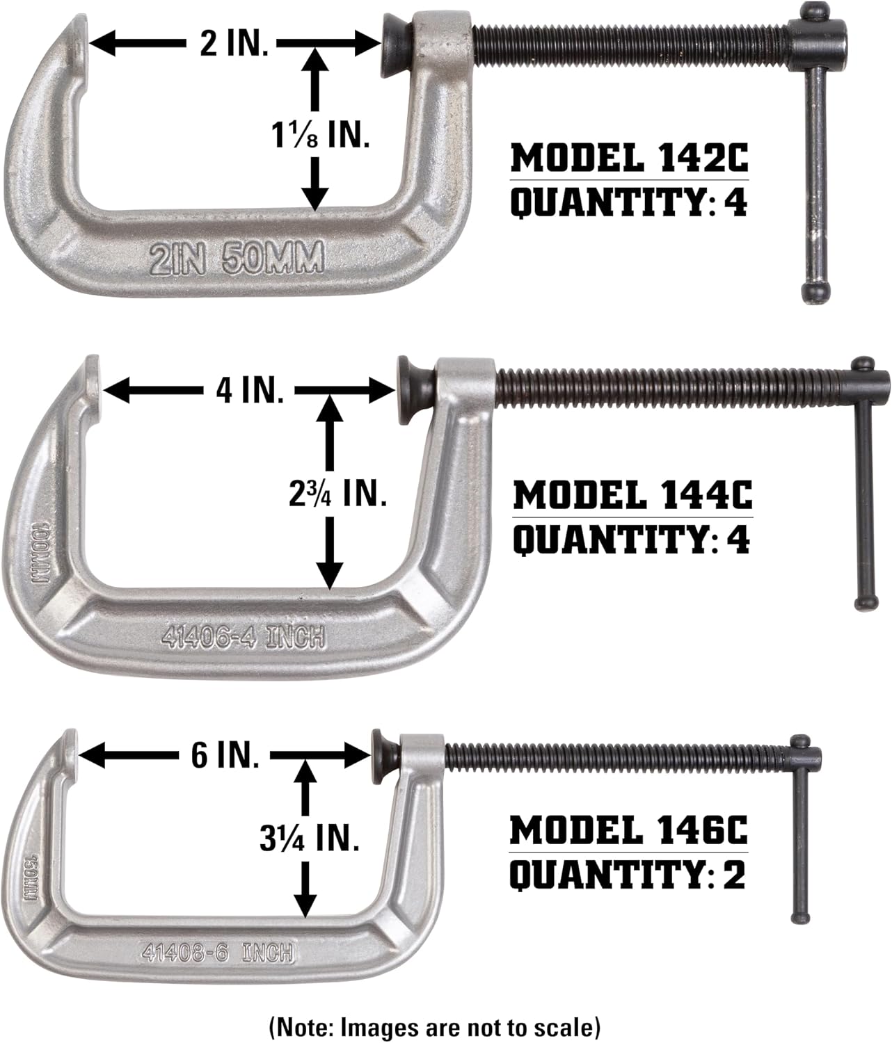 Wilton 140 Series Carriage C-Clamp Kit (11117)