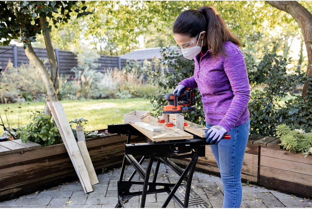 BLACK+DECKER Workmate 825 Deluxe Dual-Height Workbench, WM825-XJ