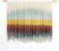 Handmade Macrame Wall Hanging Tapestry Dyeing Driftwood Decor,Handmake Dyed Macrame Tapestries Wall Art Woven Home Decoration (I 60x50cm)
