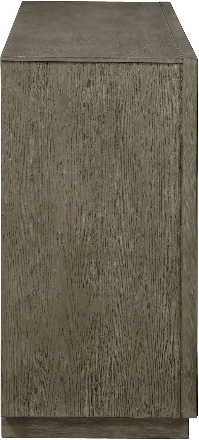 Coaster Home Furnishings - Durango - Wood - 8-Drawer Dresser with Extra-Long Drawer Pulls, Taupe Oak Finish, Mitered Trim, Contemporary Style - Bedroom - Taupe Oak - 223273