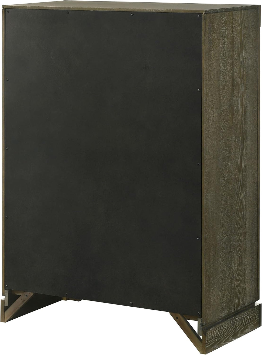 Coaster Home Furnishings - Gran Park - Wood - 5-Drawer Chest with Brass Knobs, Felt-Lined Top and Metal Ball-Bearing Glides - Modern Classic - Bedroom - Dark Cocoa - 224935