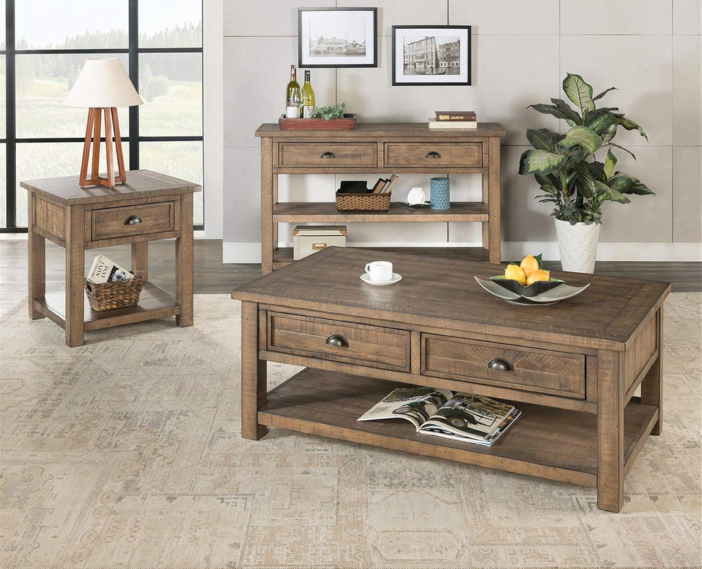 Martin Svensson Home Monterey Solid Wood Coffee Table, Reclaimed Natural