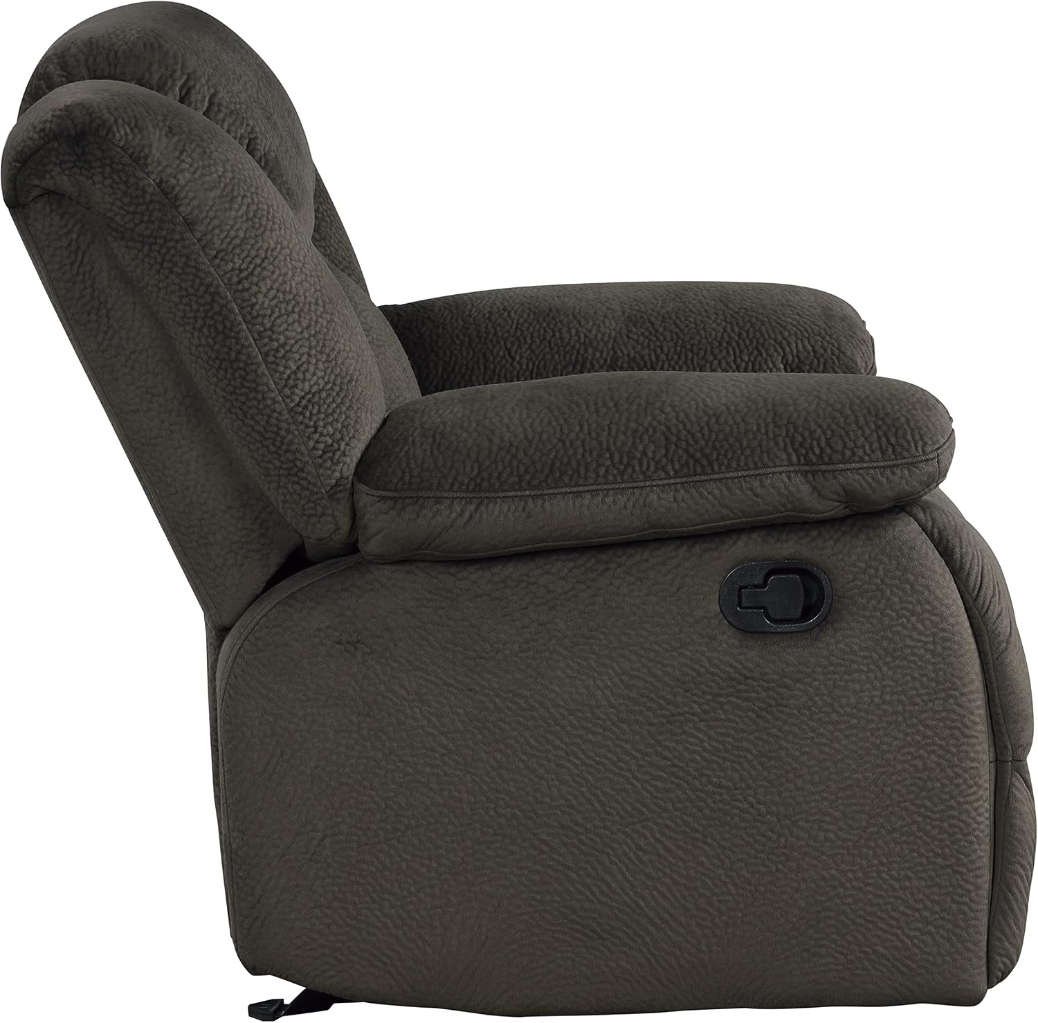 Lexicon Reclining Living Room Set, Manual Reclining Sofas, Couches for Living Room, Includes Reclining Sofa and Dual Glider Recliner Loveseat, 2-Piece Set, Chocolate