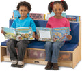 Jonti-Craft 37480JC Literacy Couch, Red
