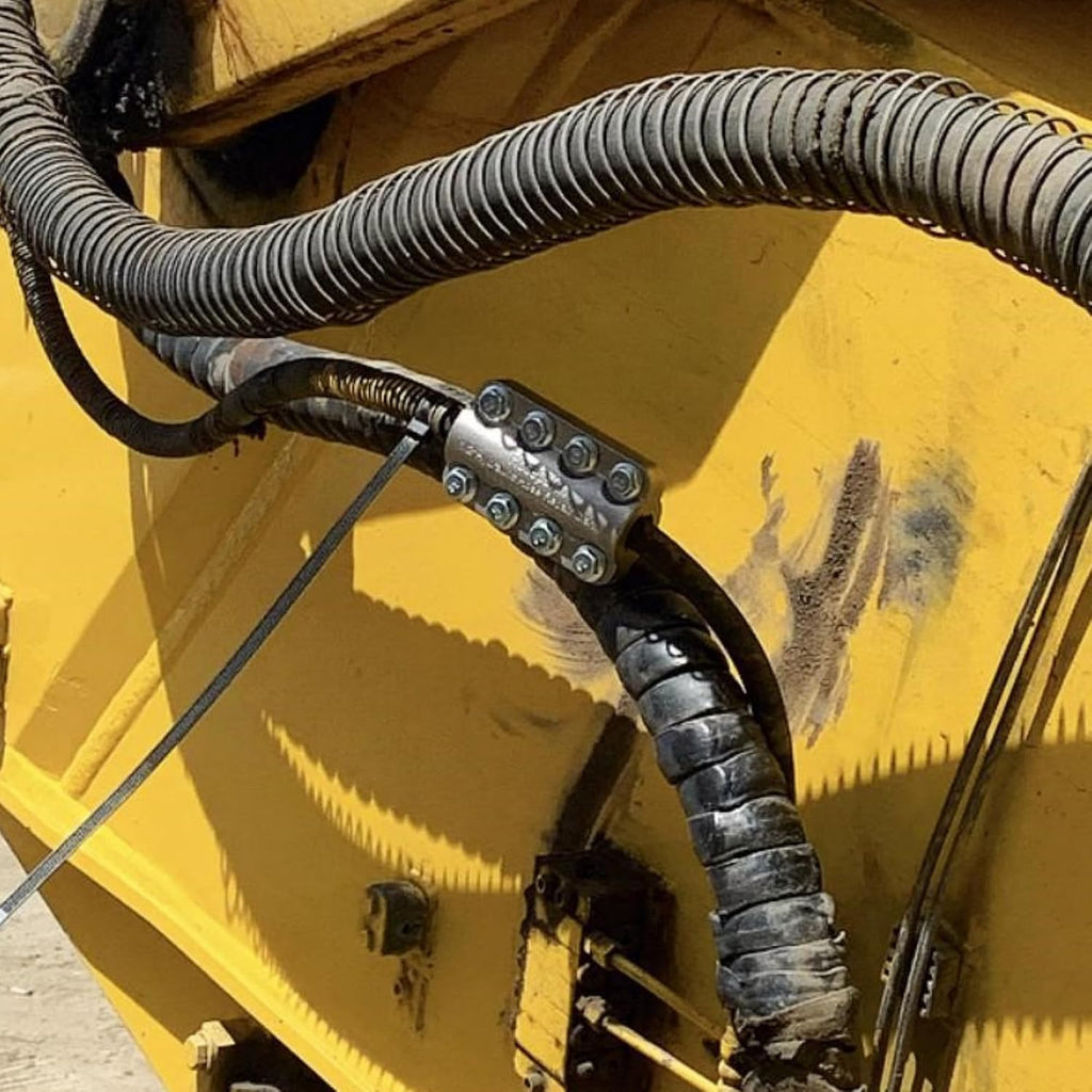 Hydraulic Hose Repair, Clamp Only for Fast Hose Repair, Durable Hose Repair Fittings, Hose Connector Repair, High Pressure Hose Clamps, Hose Patch Clamp - 1'