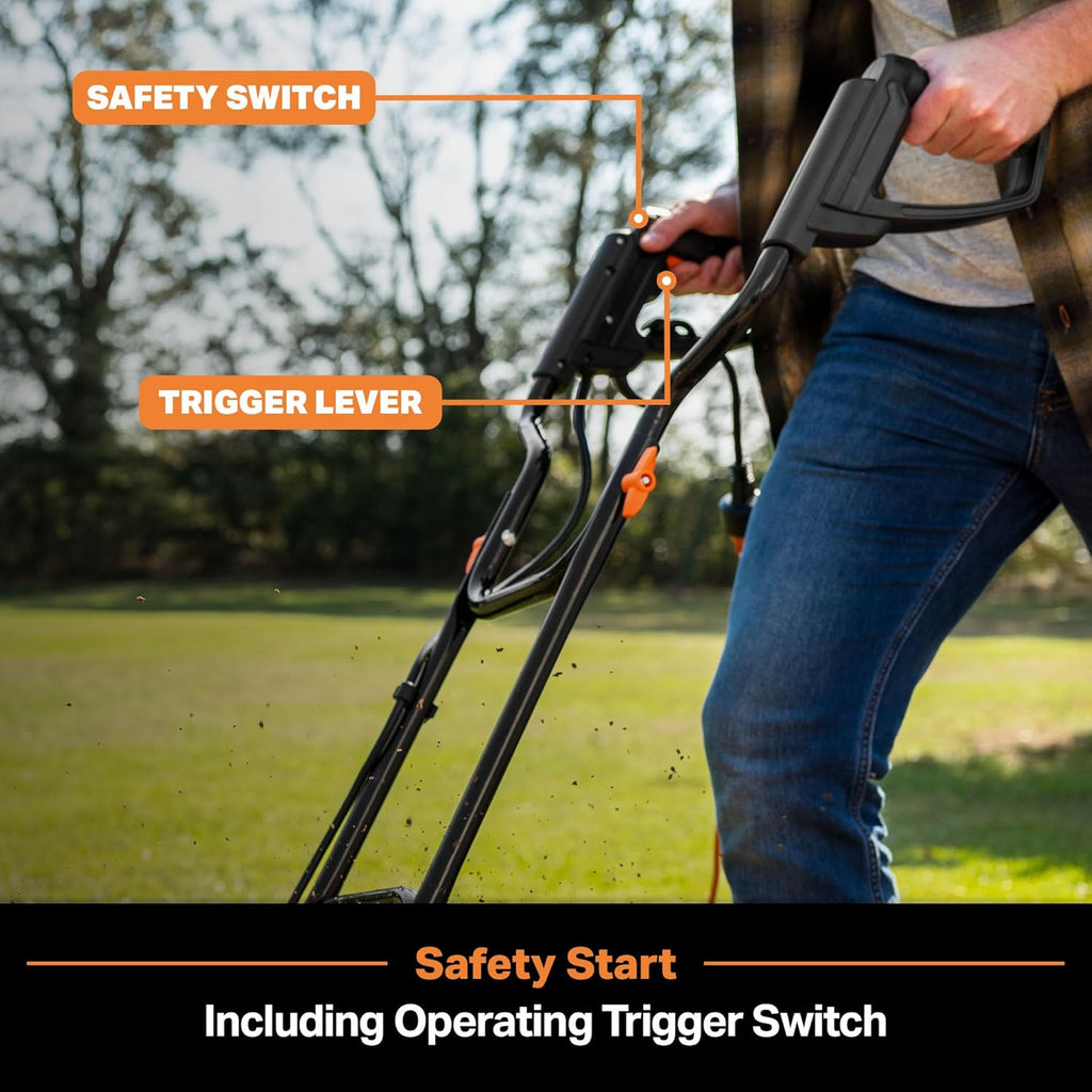 LawnMaster 13.5 Amp 18' Electric Tiller – TE1318M