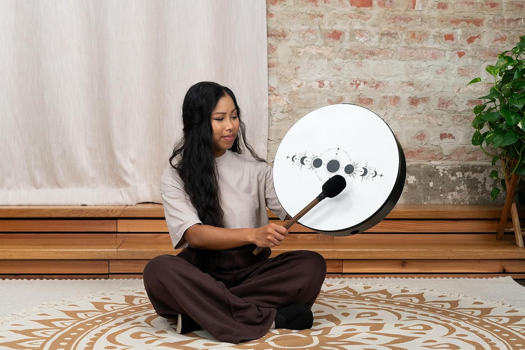Meinl Sonic Energy 16' Ritual Shaman Frame Drum with Mallet For Meditation, Sound Healing Therapy, ASMR, Yoga