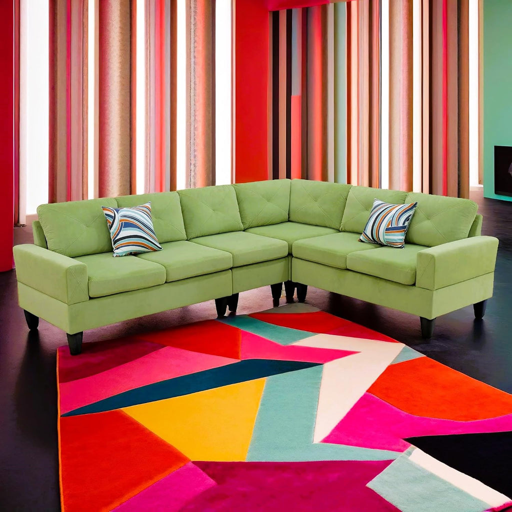 Max Sectional Sofa Set for Living Room, Apartment, Guest Room, playroom and Office