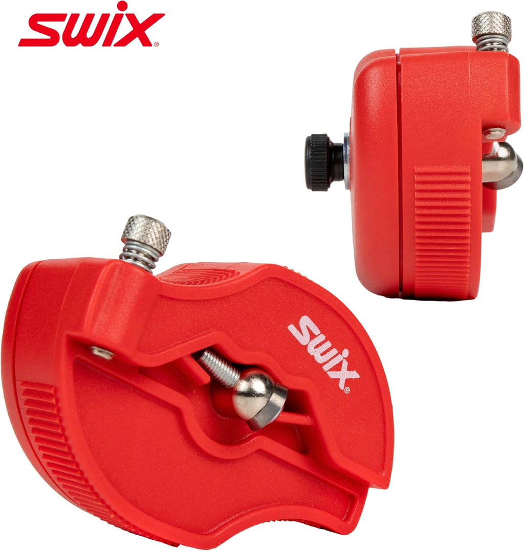 Swix Advanced Edge Tuning Kit with F4 Wax for Skis, Snowboards - Diamond Disc, Vise Set Included