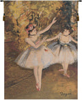 C Charlotte Home Furnishings Inc Two Dancers On Stage European Tapestry Wall Hanging | Viscose Cotton and Polyester Blend Wall Art | 26 in. x 17 in | Home Decor Accents | Inspired by Famous
