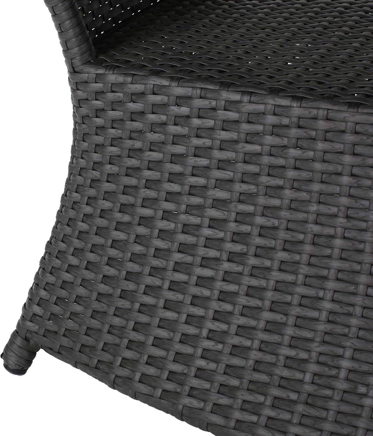 Christopher Knight Home Banta Outdoor Wicker Side Table (Grey)