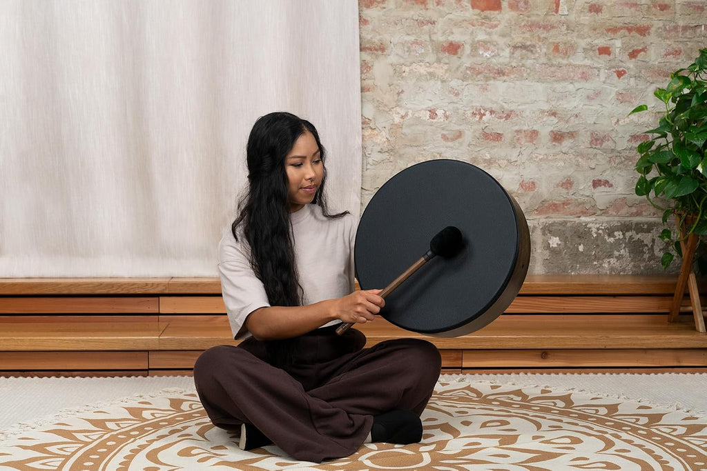 Meinl Sonic Energy 16' Bodhran Shaman Frame Drum with Mallet For Meditation, Sound Healing Therapy, ASMR, Yoga