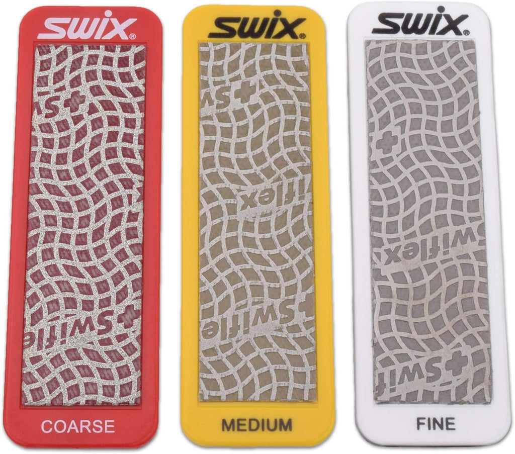 RaceWax Multi Edge Kit 80mm - Three Diamond Stones for Ski Base and Side with Gummi & More - (ZL-7033)