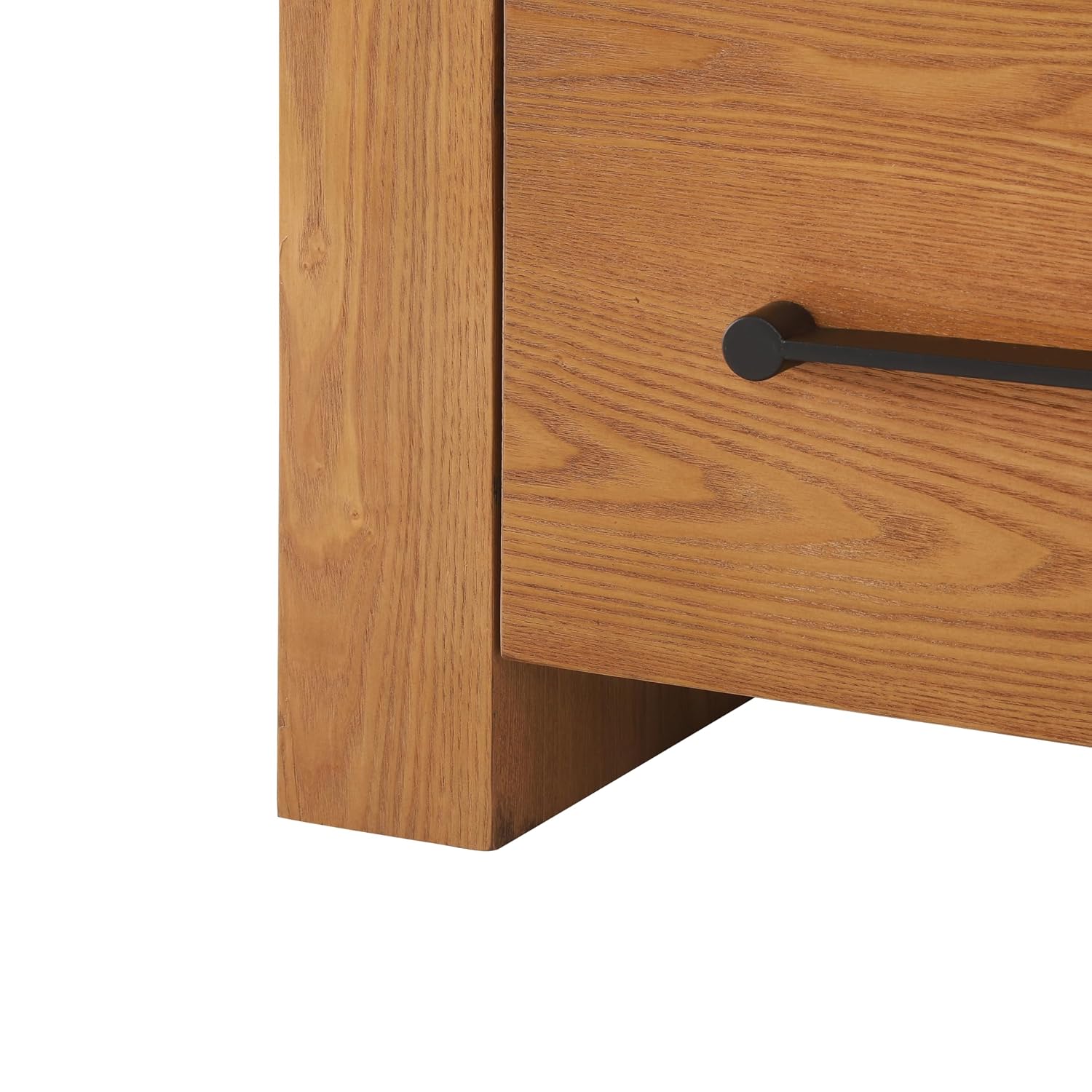 Christopher Knight Home Rulor Modern Sideboard Buffet Cabinet, Wooden Storage Cabinet Organizer, Living Room TV Stand Entertainment Center, Narrow Console Table, Natural