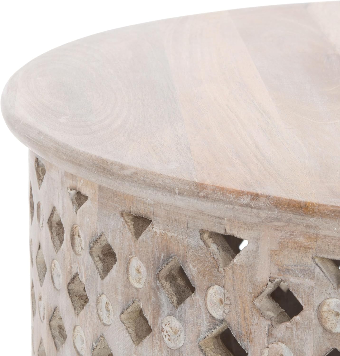 Safavieh Home Collection COF5301 Table, Burnt White