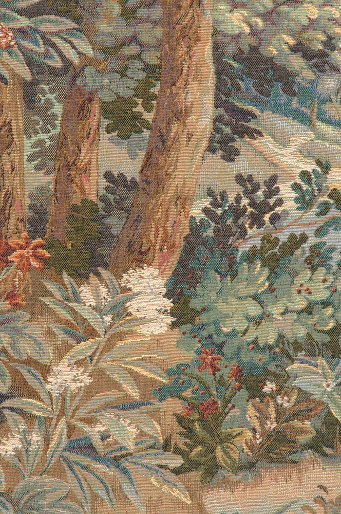 Charlotte Home Furnishings Inc. Verdure Cascade French Tapestry Wall Hanging 58 X 58 Inch Viscose Cotton And Polyester Blend Wall Art Perfect For Home Decor Room Decor And Wall Decor