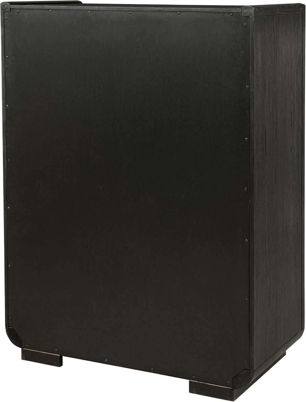 Coaster Home Furnishings - Leandro - Wood - 5-Drawer Chest with Recessed Pulls, Felt-Lined Top and Fully Enclosed Storage - Bedroom - Burnished Black - 222495