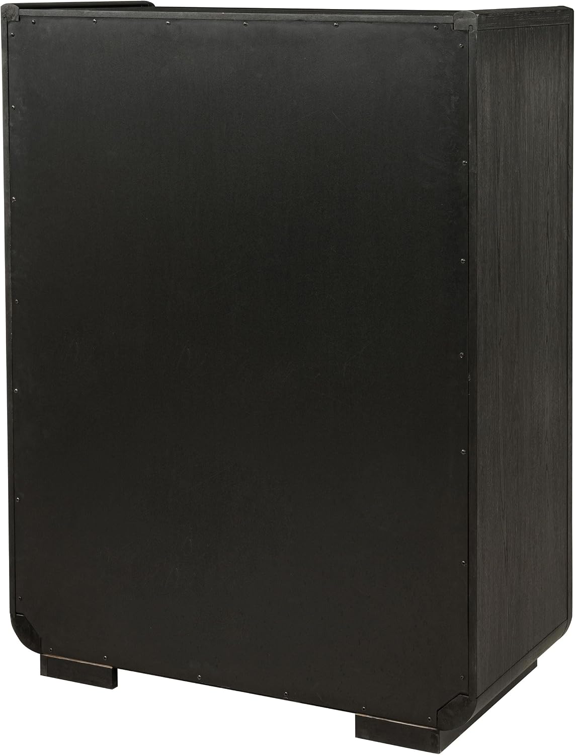 Coaster Home Furnishings - Leandro - Wood - 5-Drawer Chest with Recessed Pulls, Felt-Lined Top and Fully Enclosed Storage - Bedroom - Burnished Black - 222495