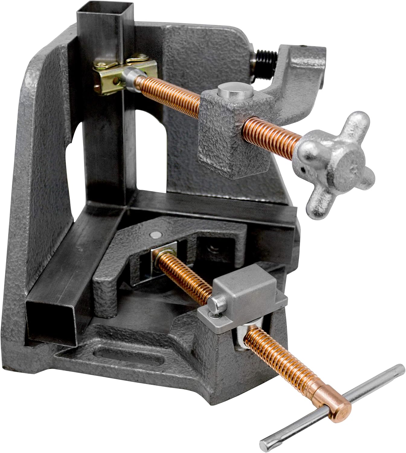 Strong Hand Tools 3-Axis Fixture Vise with Quick Acting Screw, Two Stand-Offs,'Swing Away' Arm with 4.75-Inch Miter Joint, 3.92-Inch T-Clearance, WAC45-SW