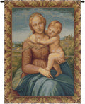 Charlotte Home Furnishings Inc. Cowper Madonna By Raphael Italian Tapestry Wall Hanging 24 X 20 Inch Viscose Cotton And Polyester Blend Wall Art Perfect For Home Decor And Wall Decor By Raphael