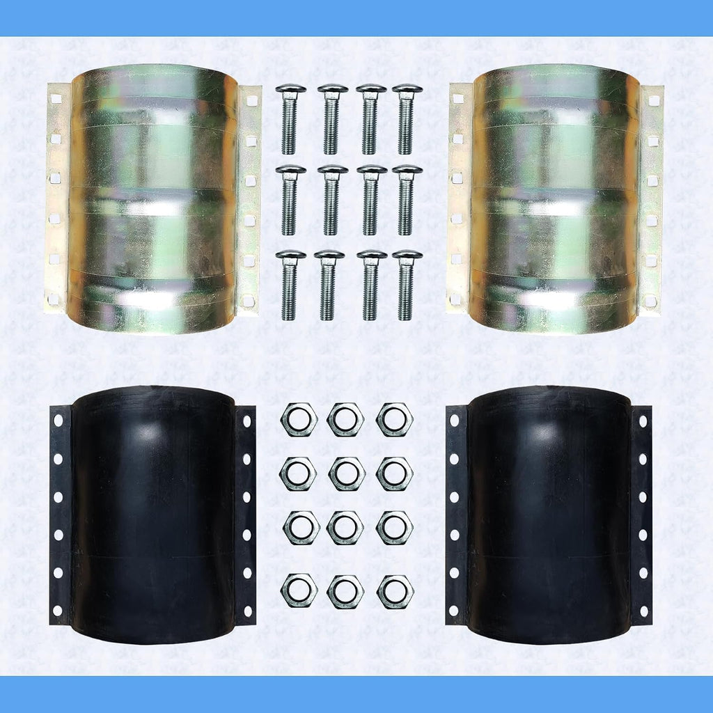 Water Pipe Repair Clamp for 6 inch Pipe(OD of The Applicable Pipe is About 6.5 inch),Leak Sealer for Pipes and Plumbing,Length 11.6 inch,Suitable for PE,PPR,Iron and Steel Pipes