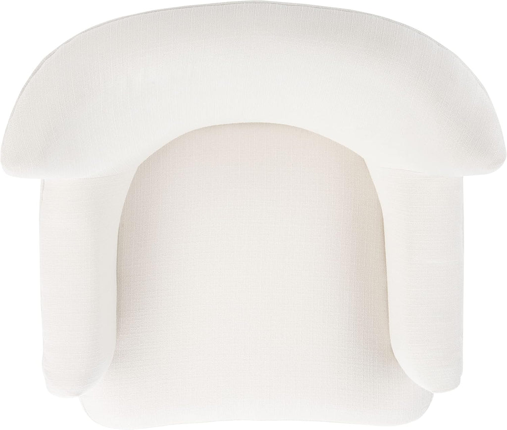 SAFAVIEH Home Collection Delfino White/Natural Accent Chair