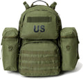 Akmax MOLLE II Medium Rucksack Military Tactical Backpack with Detachable Side Pouches & Upgraded Frame for Enhanced Comfort