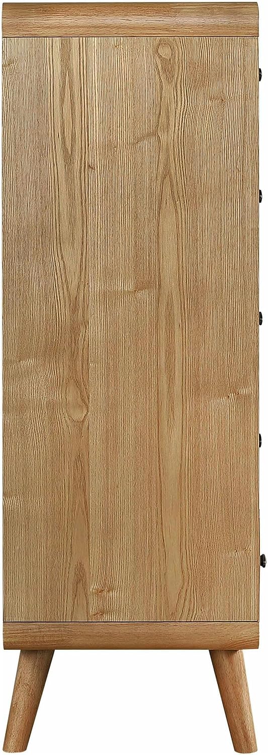 Coaster Home Furnishings Robyn 5-Drawer Bedroom Chest of Drawers Light Ash