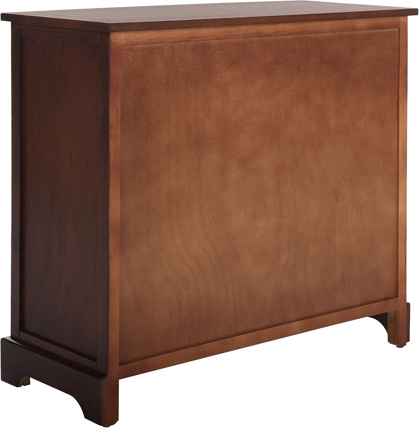 SAFAVIEH Furniture - Herman 2-Drawer Storage Unit - Dark Cherry - Solid Wood - Classic Storage Design - Ideal for Living Room, Entryway, Home Office, 29'W x 13'D x 27.5'H - Fully Assembled (AMH5702D)