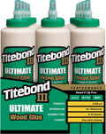 Titebond III Ultimate Wood Glue 16 Oz. (12 Pack) – Premium Professional Woodworking Adhesive, Waterproof, Strong Initial Tack, Interior/Exterior Use, Easy Water Cleanup – 1414