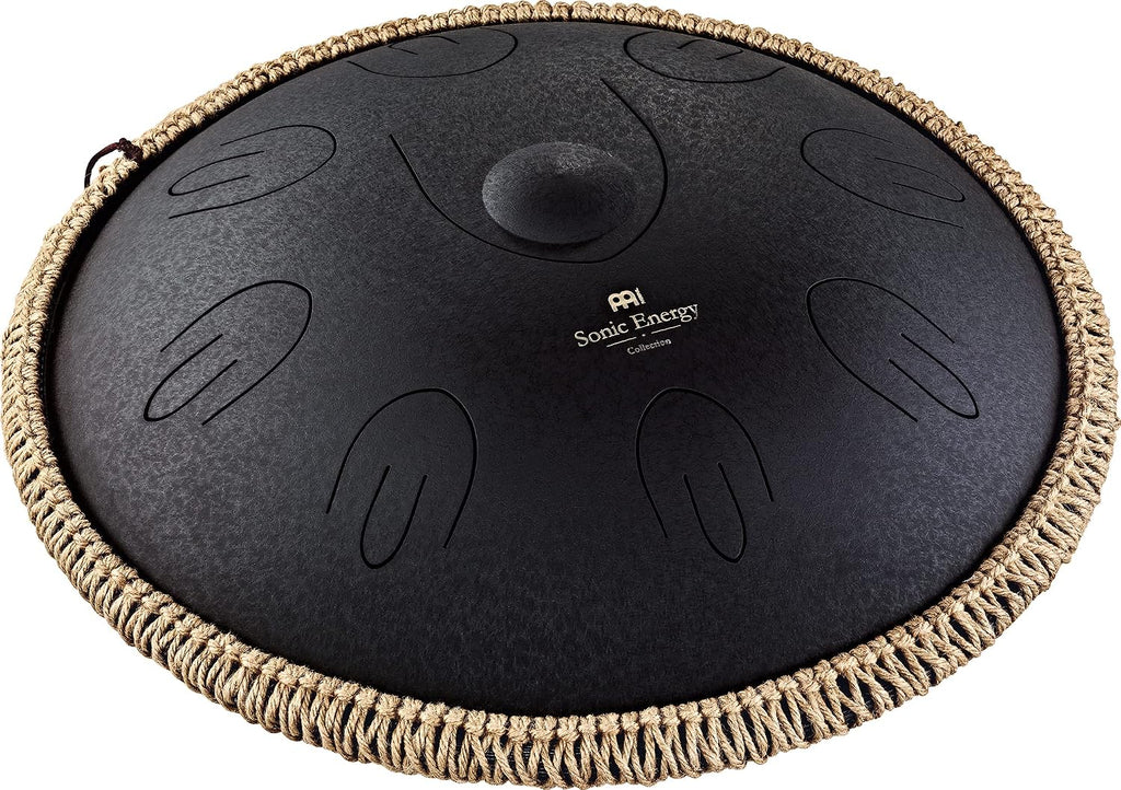 Meinl Sonic Energy Octave Steel Tongue Drum 9 Notes 16' with Mallets, Bag — Sound Healing Instrument for Musical Education, Meditation, ASMR, Yoga