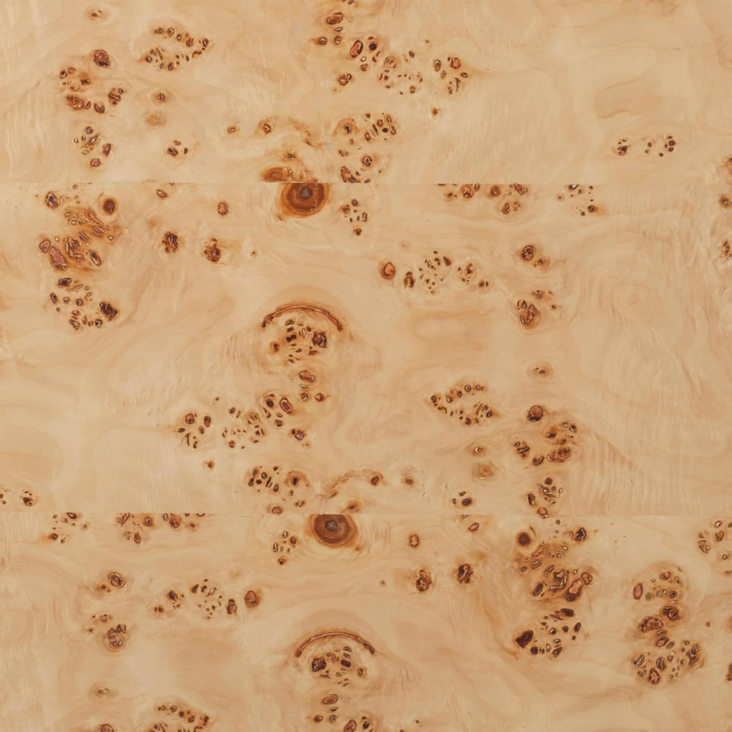 Meridian Furniture 99015Burl-CT Otto Collection Mid-Century Modern Coffee Table with Ash Burl Wood Veneer, Natural Burl Finish, 52' W x 29' D x 14' H, Natural