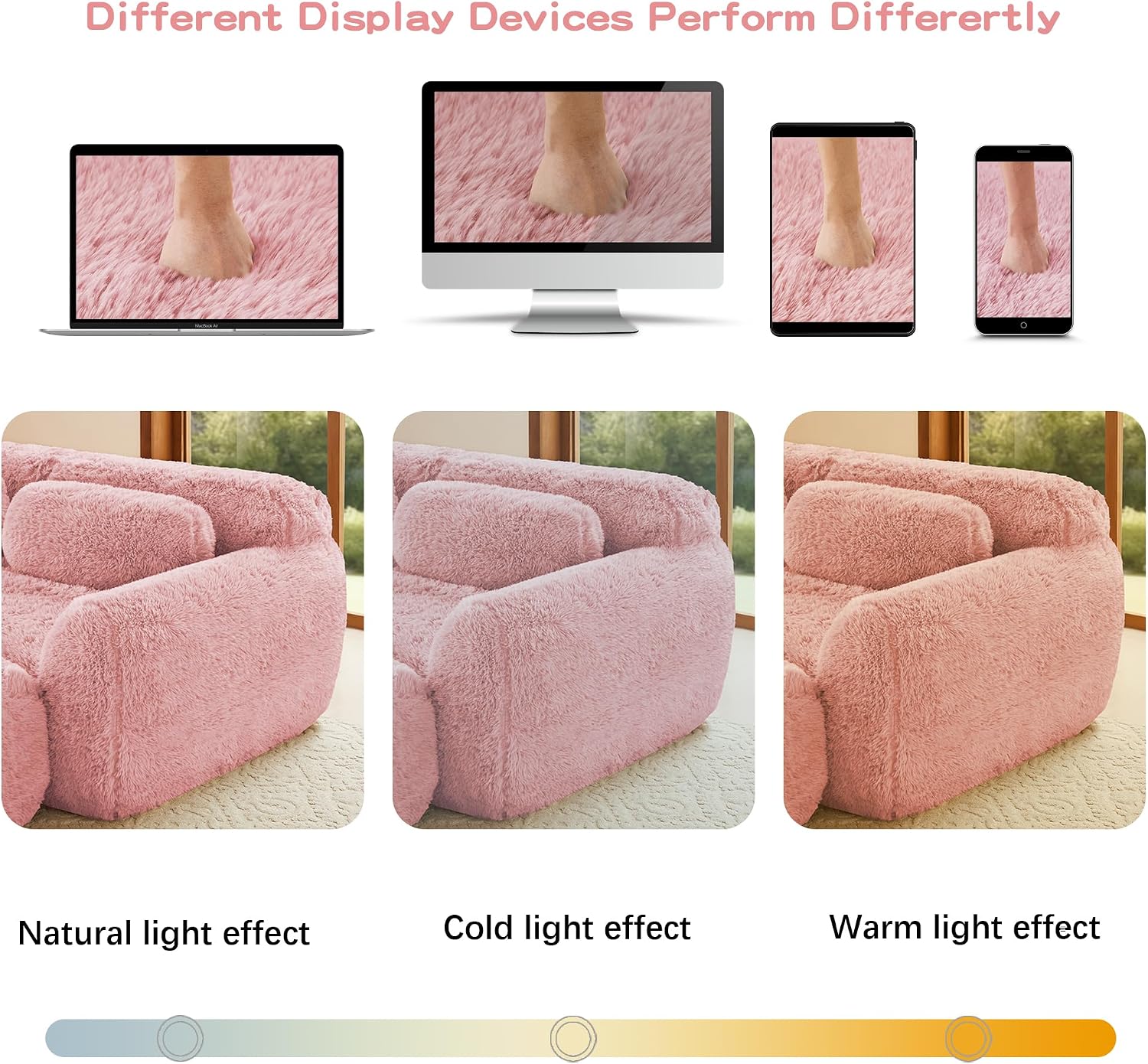 80-Inch Boneless Love Seat Couches in a Box, 2 Seat Modular Foam Cloud Sofa Floor Compressed Loveseat Couch W/Angle Armrests for Home Apartments Bedroom Living Room