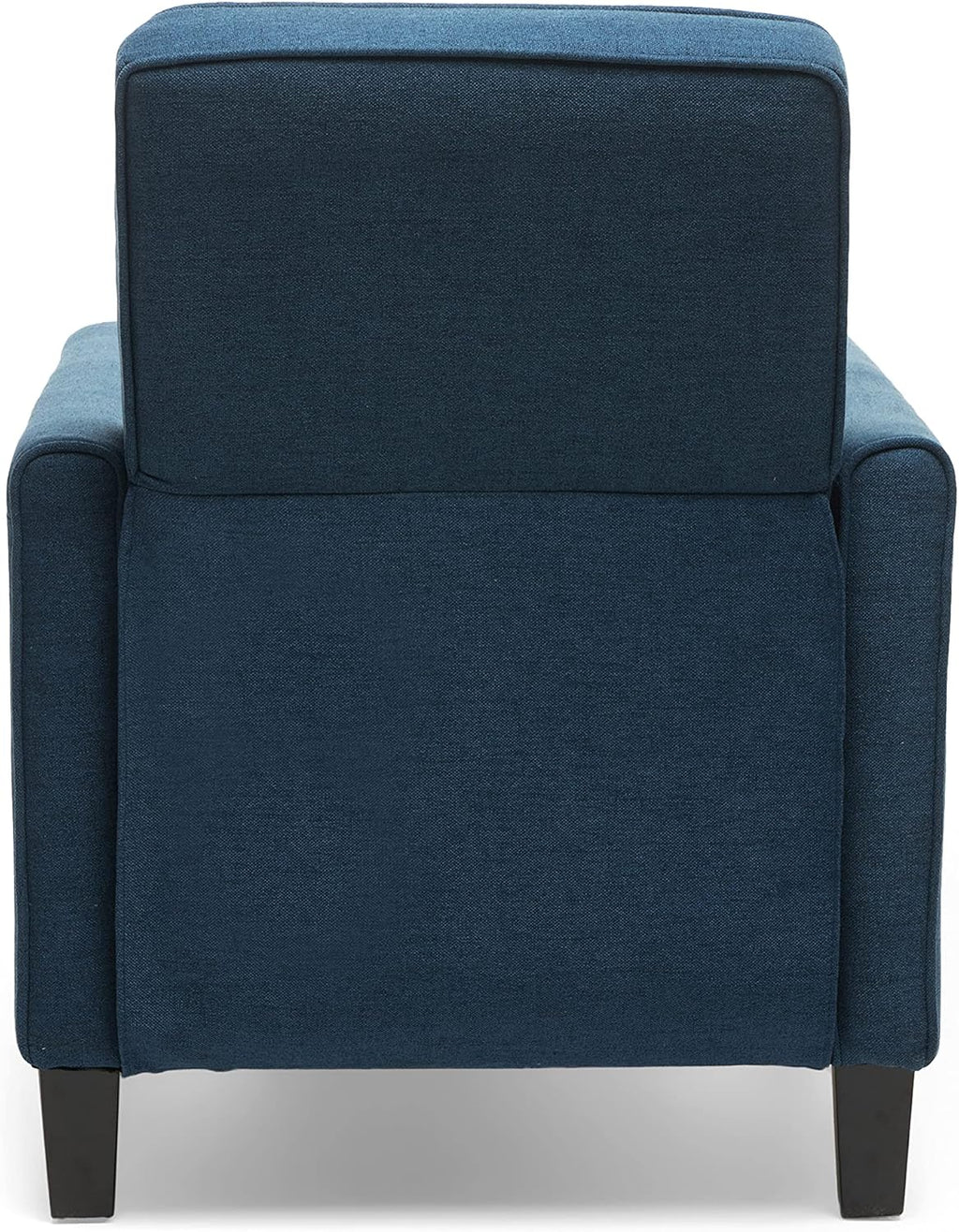 Christopher Knight Home Emmie Fabric Recliner (Set of 2), Navy Blue, Dark Brown
