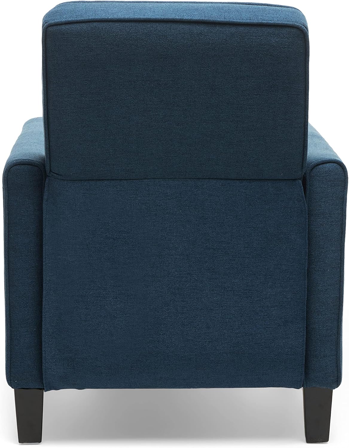 Christopher Knight Home Emmie Fabric Recliner (Set of 2), Navy Blue, Dark Brown