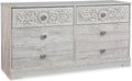 Signature Design by Ashley Paxberry Boho Dresser, Whitewash