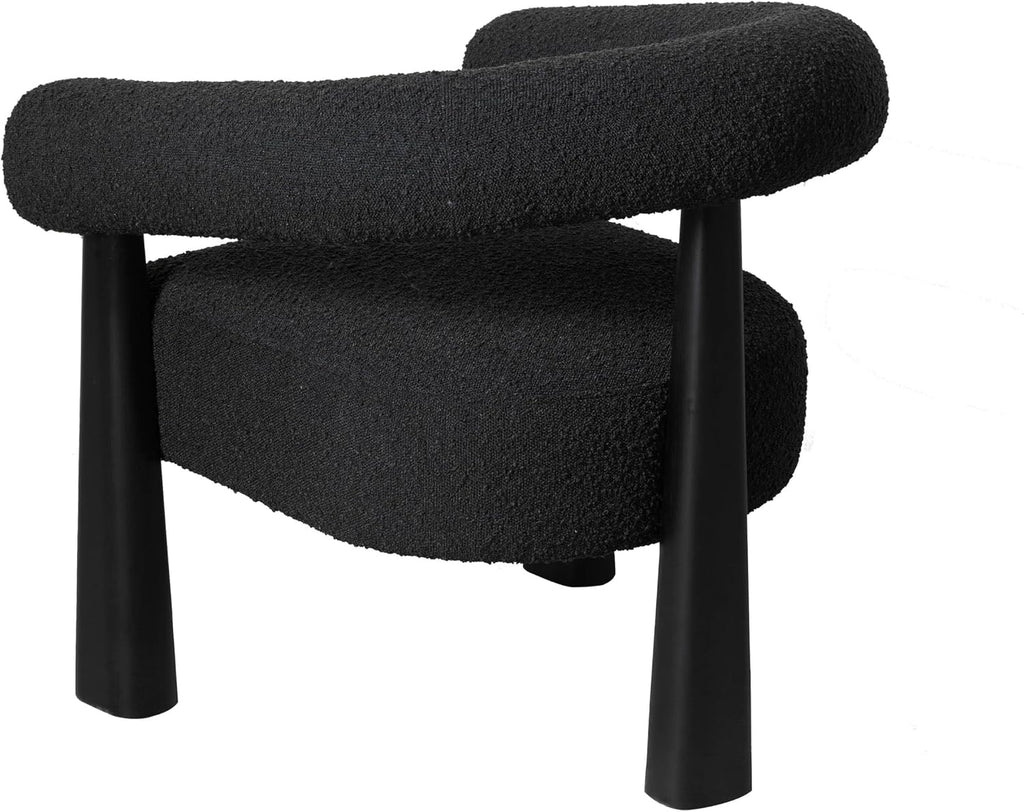 Tov Furniture Spara Black Performance Boucle Accent Chair (Black)