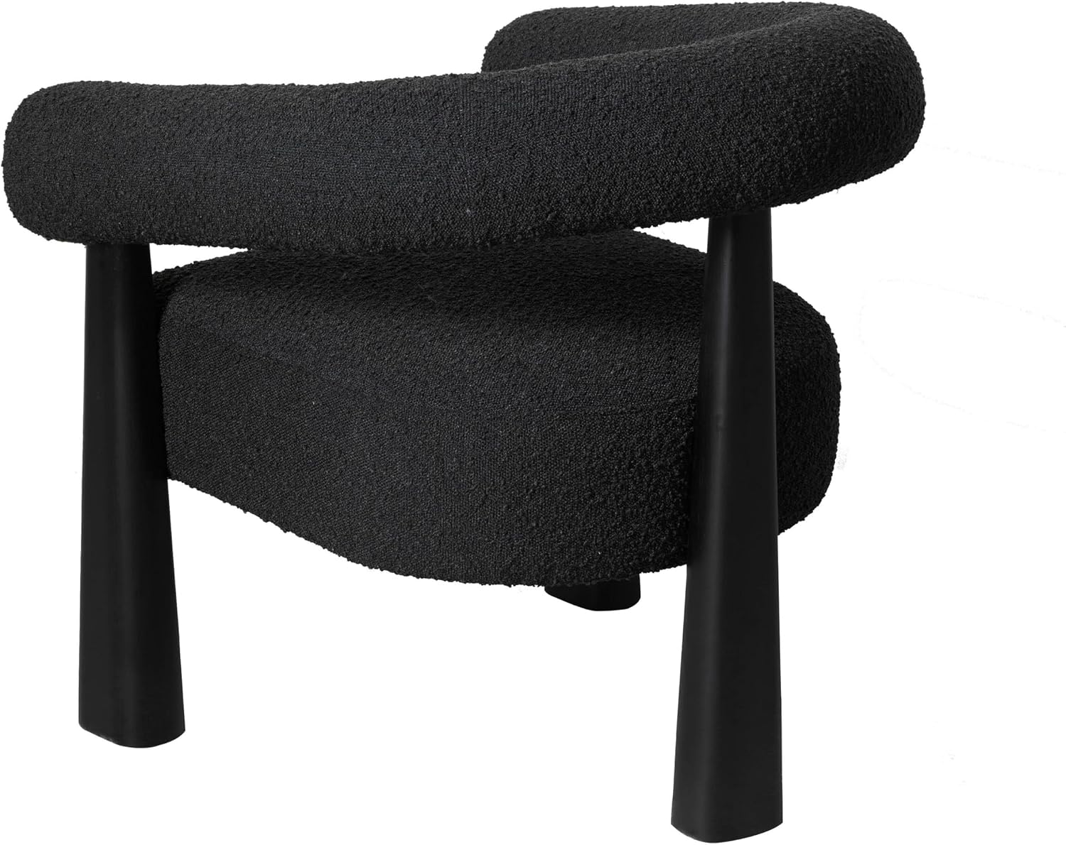 Tov Furniture Spara Black Performance Boucle Accent Chair (Black)