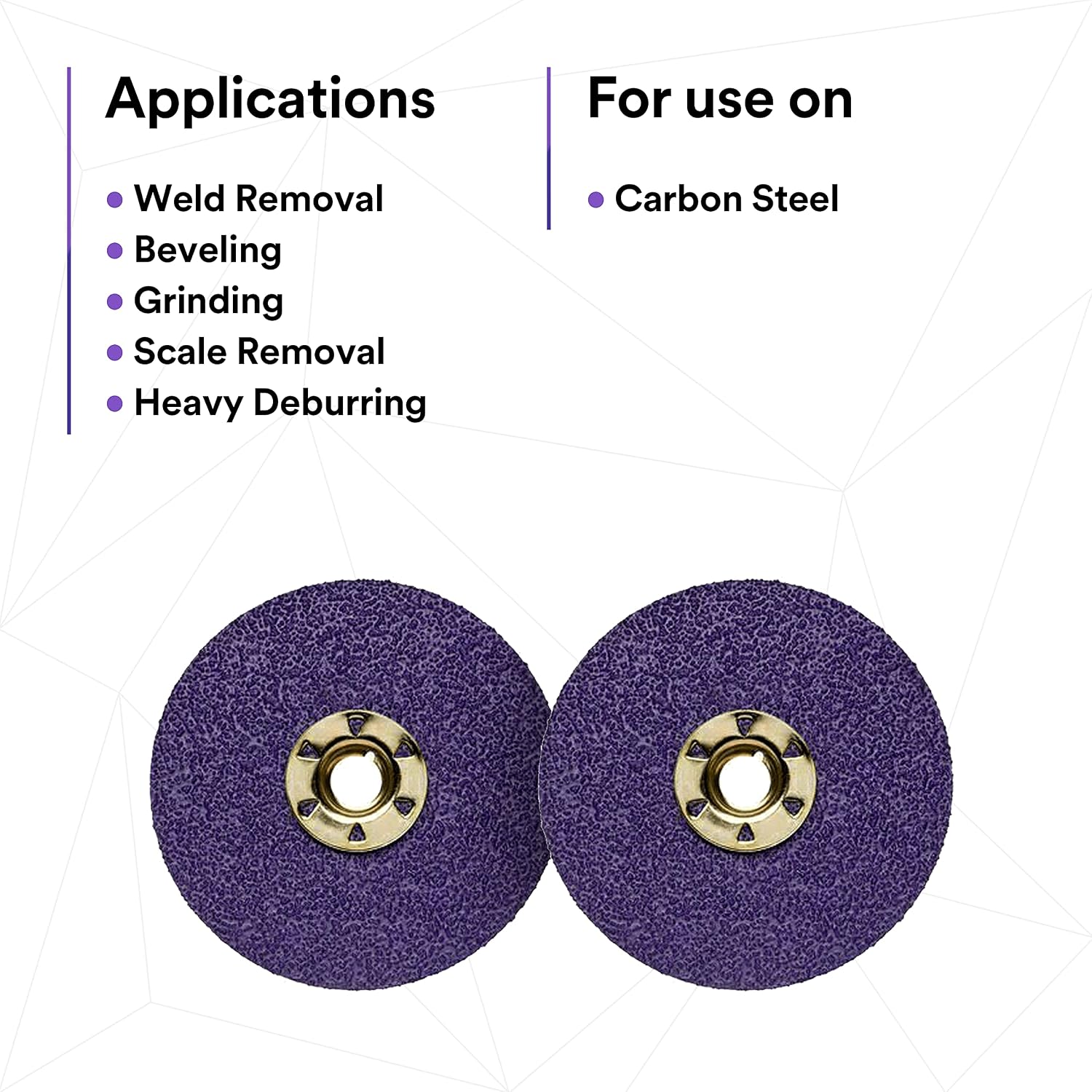 3M Cubitron II Fibre Disc 982CX Pro, 36+, TN Quick Change, 5 in, Die TN500P, Pack of 25, Improved Productivity, Longer Cut Rates, Designed for Heavy Metal Removal, Excels in Carbon Steel Applications