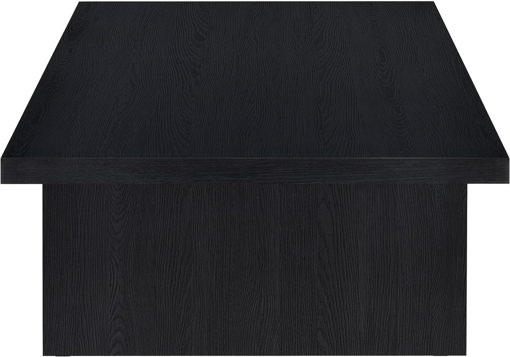 Coaster Home Furnishings Max Rectangular Engineered Laminate Coffee Table Black
